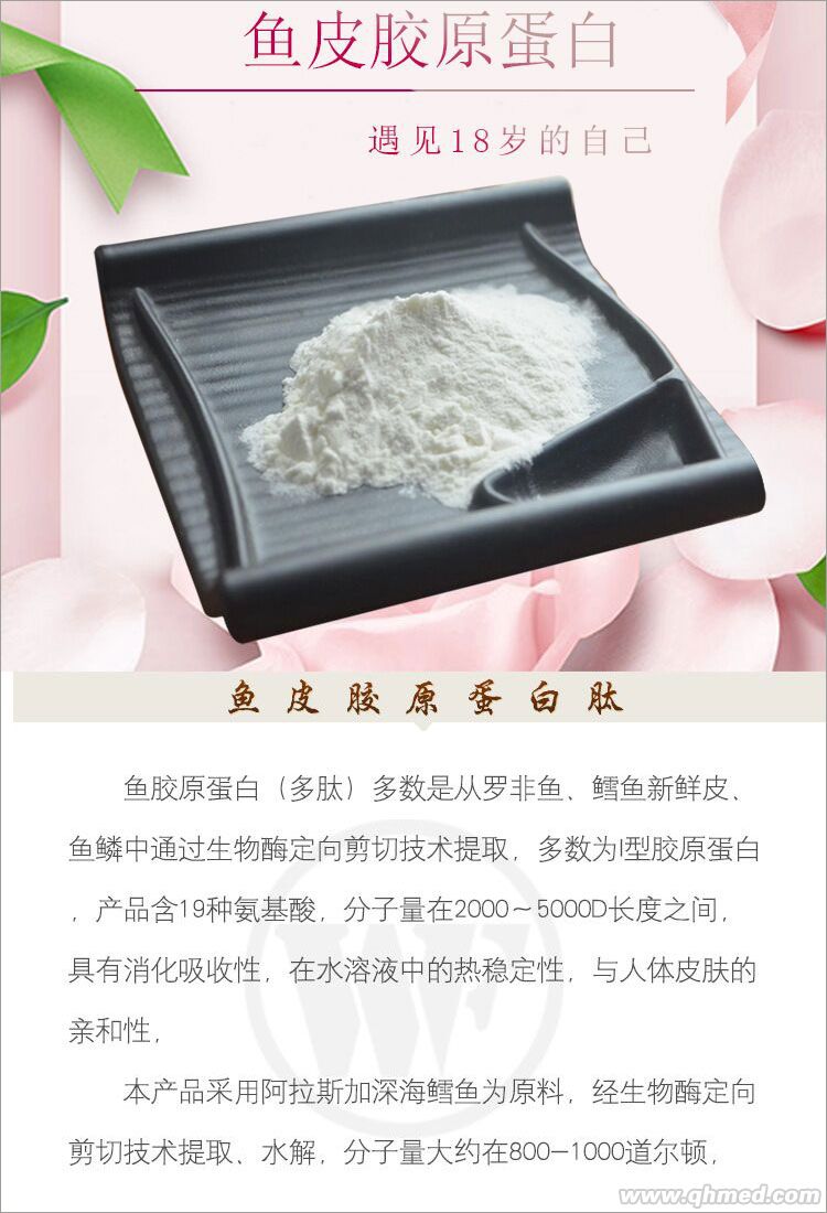 魚皮膠原蛋白粉多肽廠子直銷低價(jià)批發(fā)OEM 